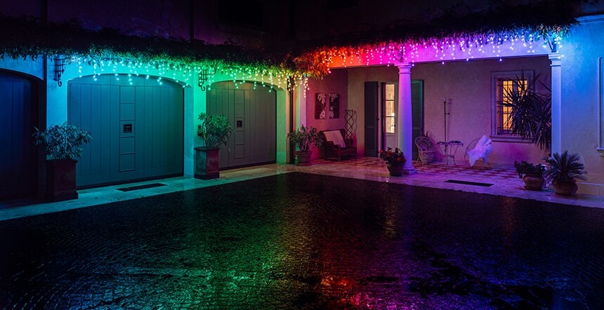 led light icicles string