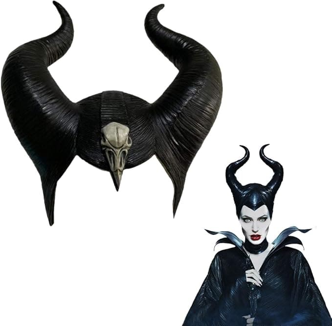 Maleficent ჰელოუინის ნიღაბი ბიჭებისთვის (ბავშვებისთვის) ან მოზრდილებისთვის