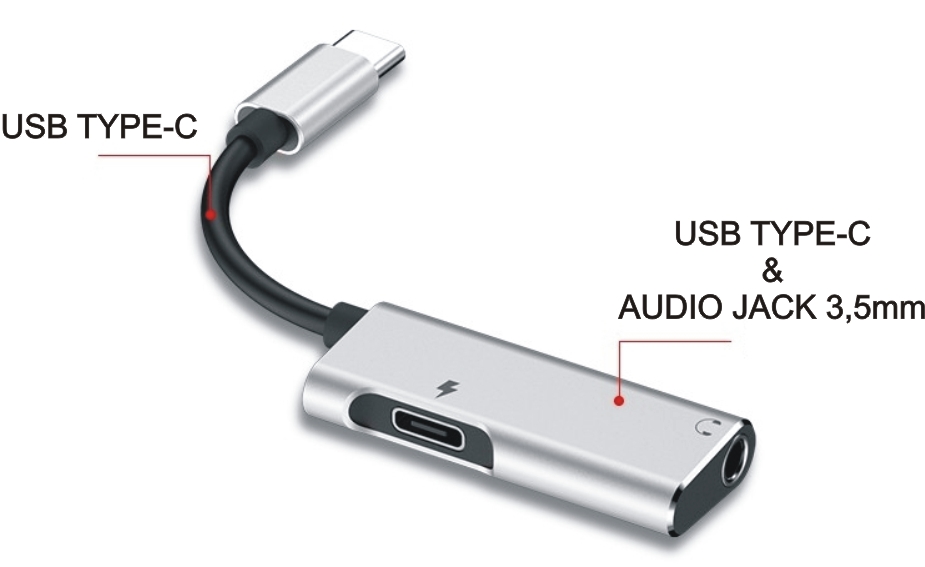 კერა USB-c აუდიოზე