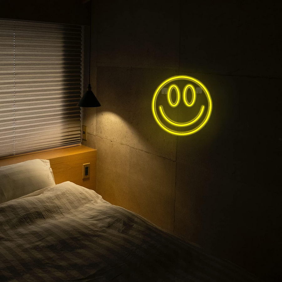 smiley light LED წარწერა ლოგო სარეკლამო ღიმილი