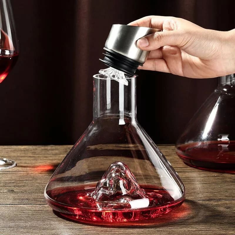 ღვინის decanter carafe ფუფუნება ზედა