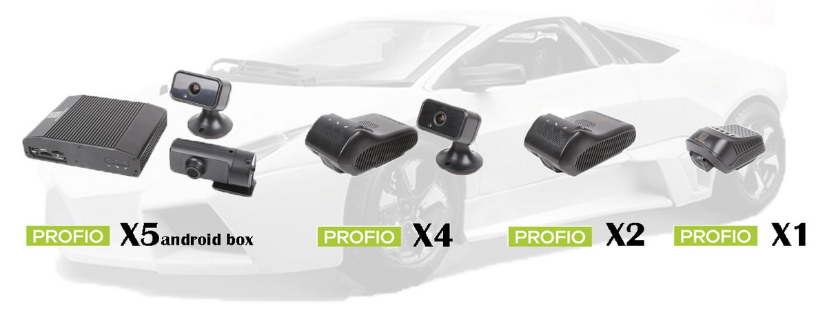 profio dashcams-ის შედარება